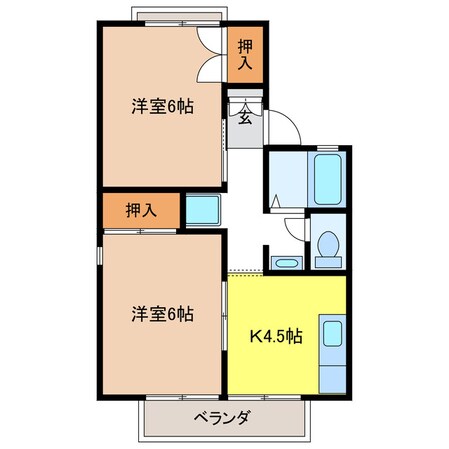 セジュール吉田の物件間取画像